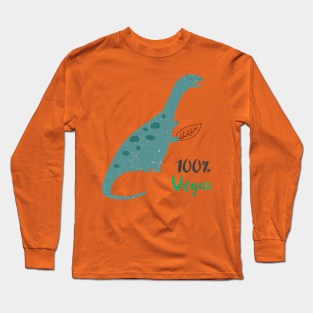 100% Vegan Long Sleeve T-Shirt